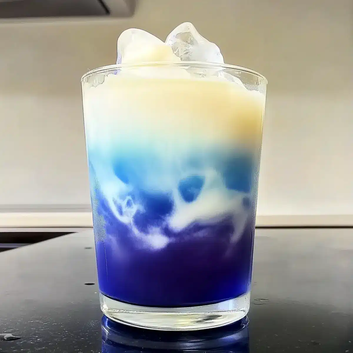 Iced Blue Tea Latte