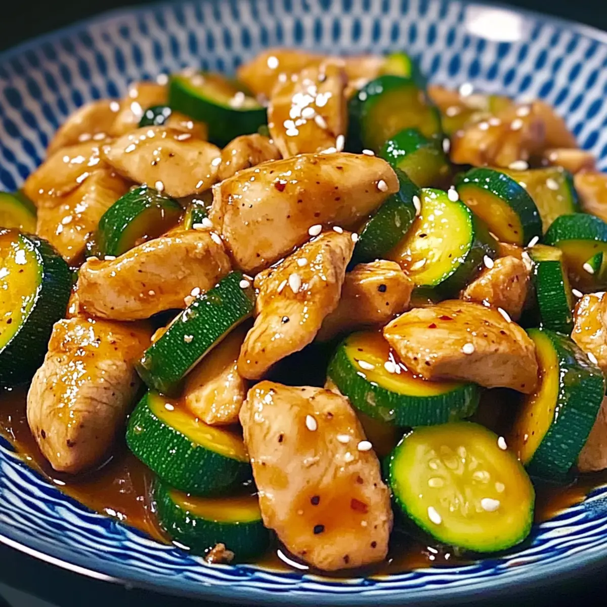 Chicken Zucchini Stir Fry