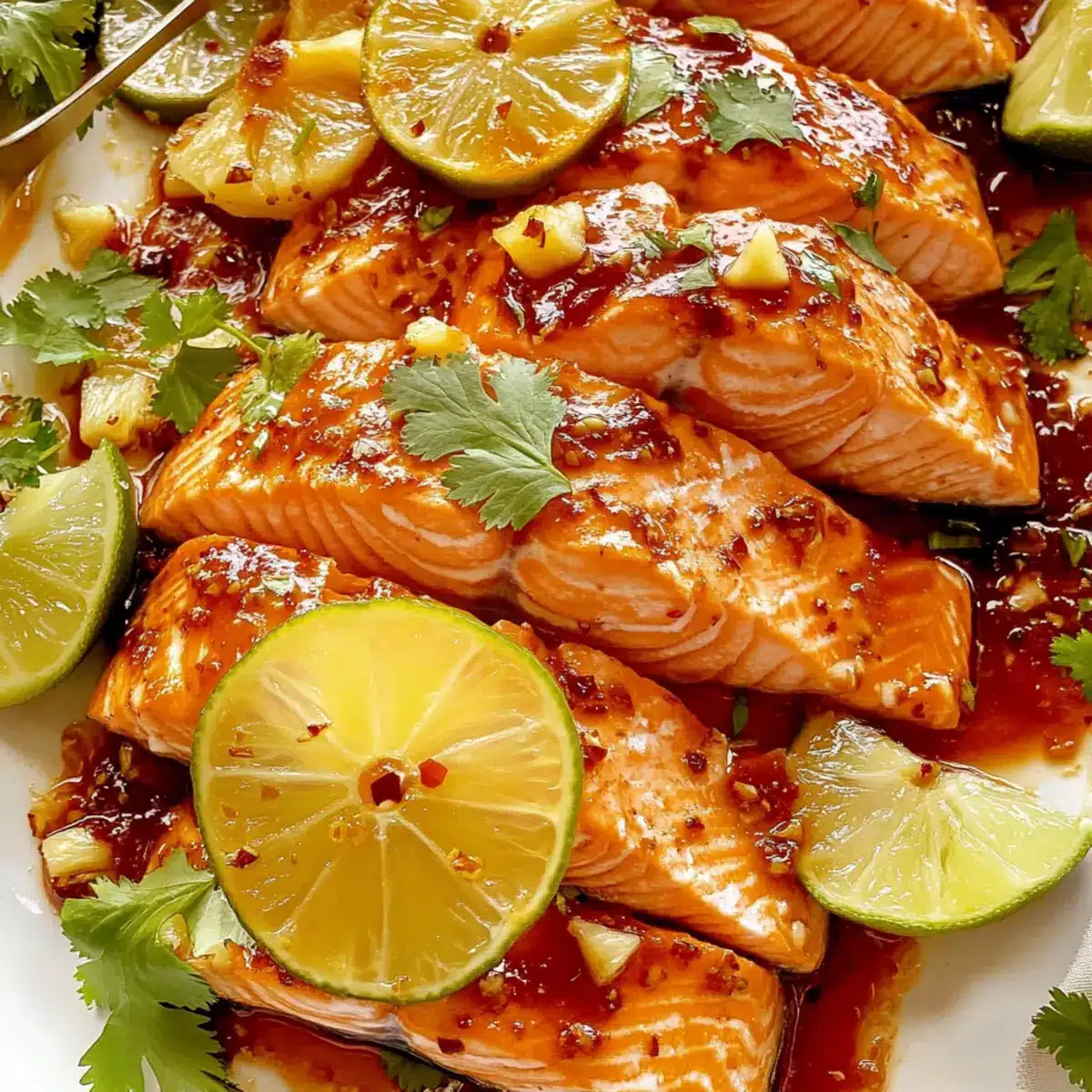 Baked Pineapple Salmon