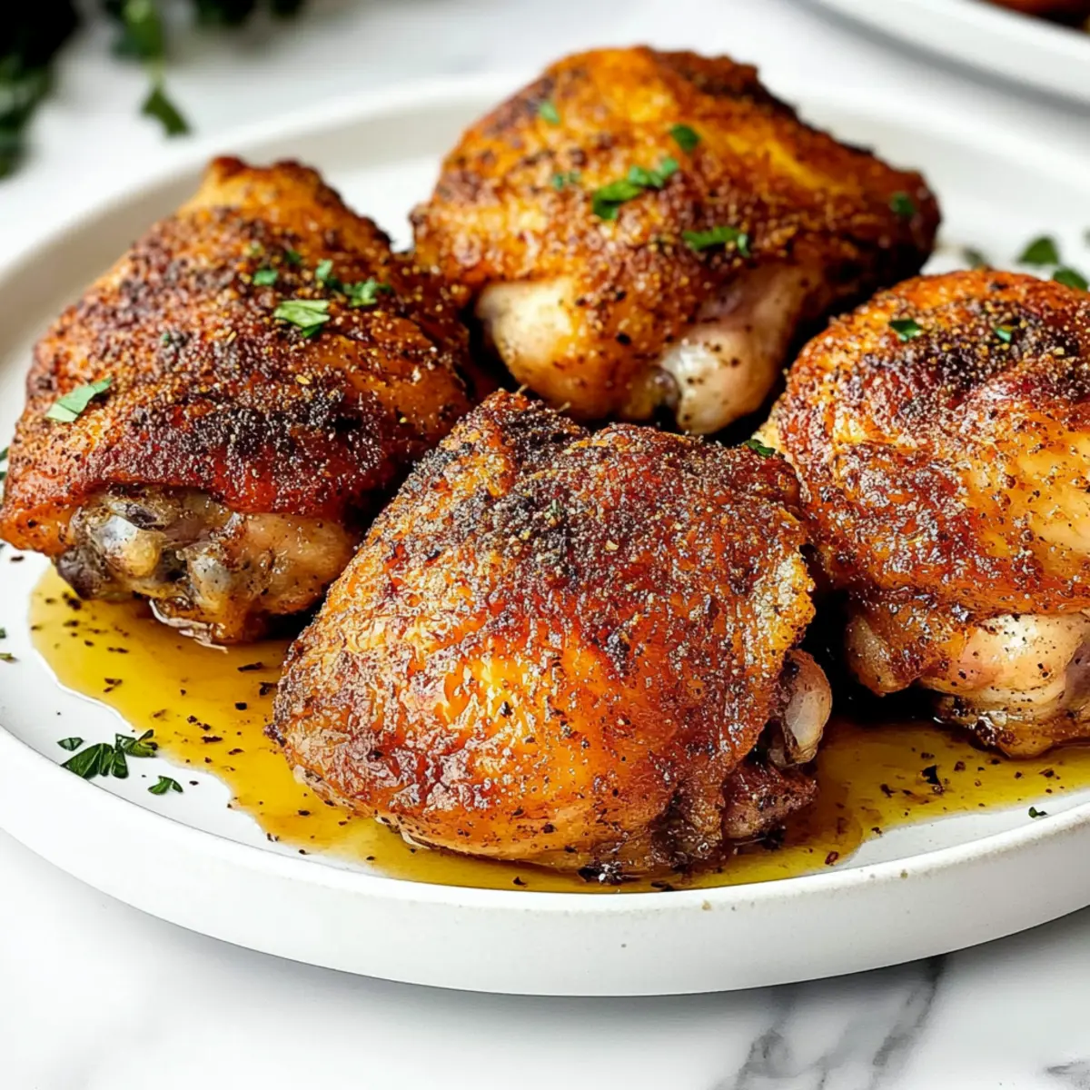 Baked Chicken Thighs