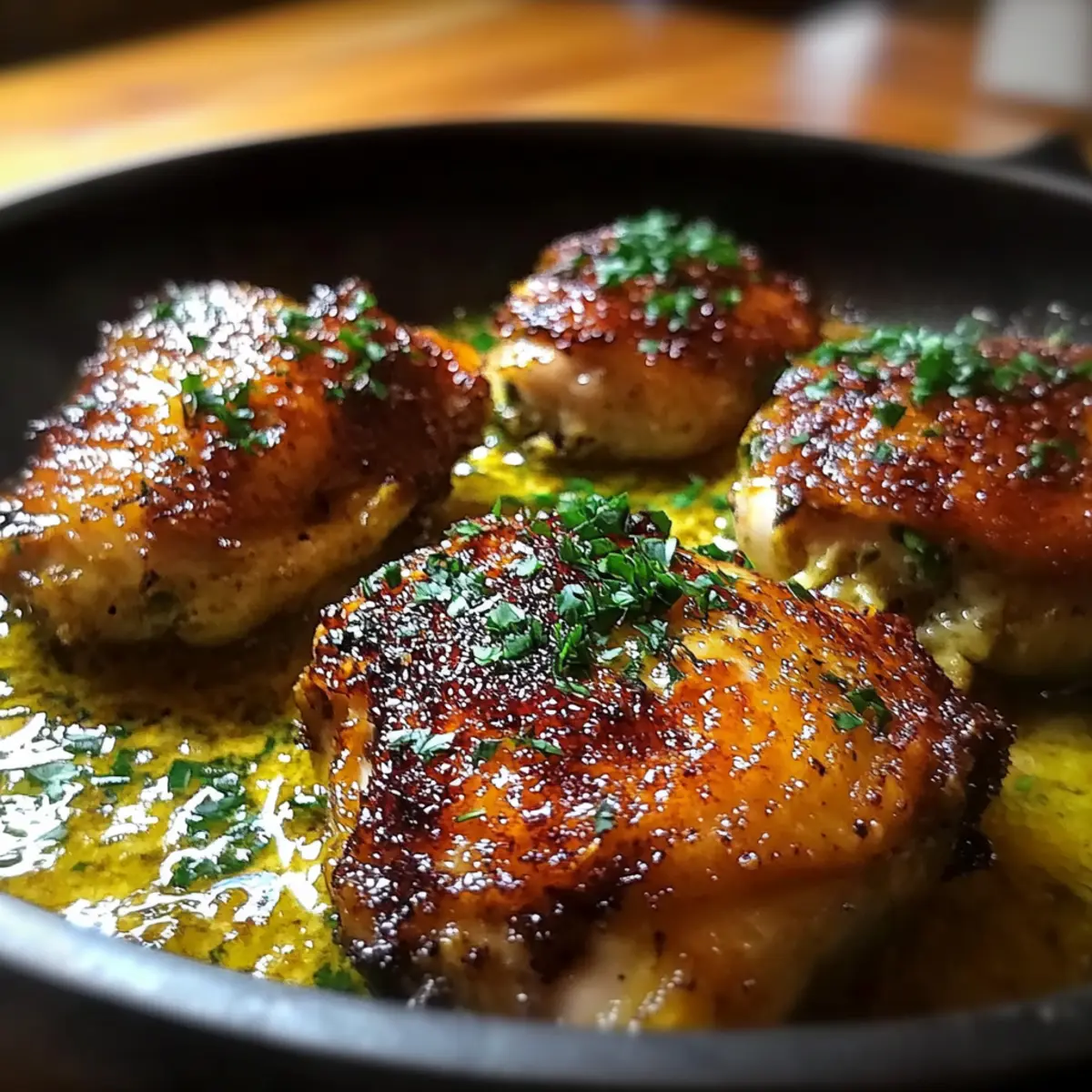 Garlic Parmesan Chicken Thighs: Juicy Flavor in One Pan