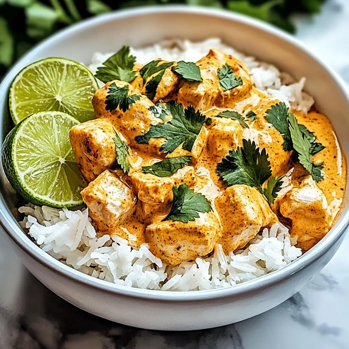 Coconut Chicken Rice Bowl
