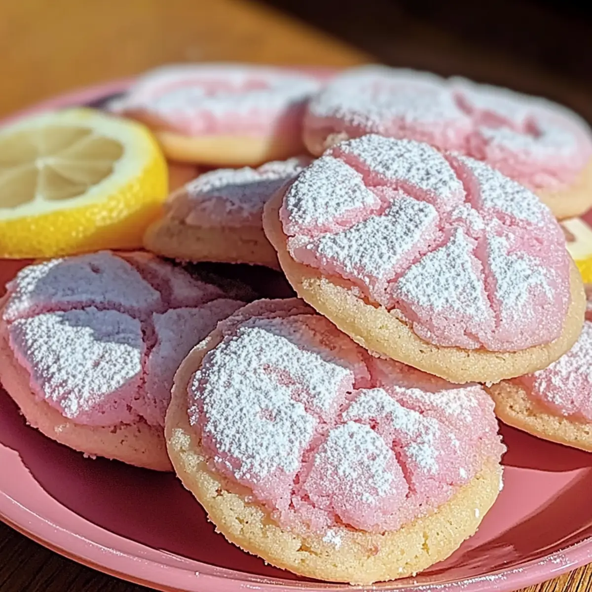 Pink Lemonade Cookies