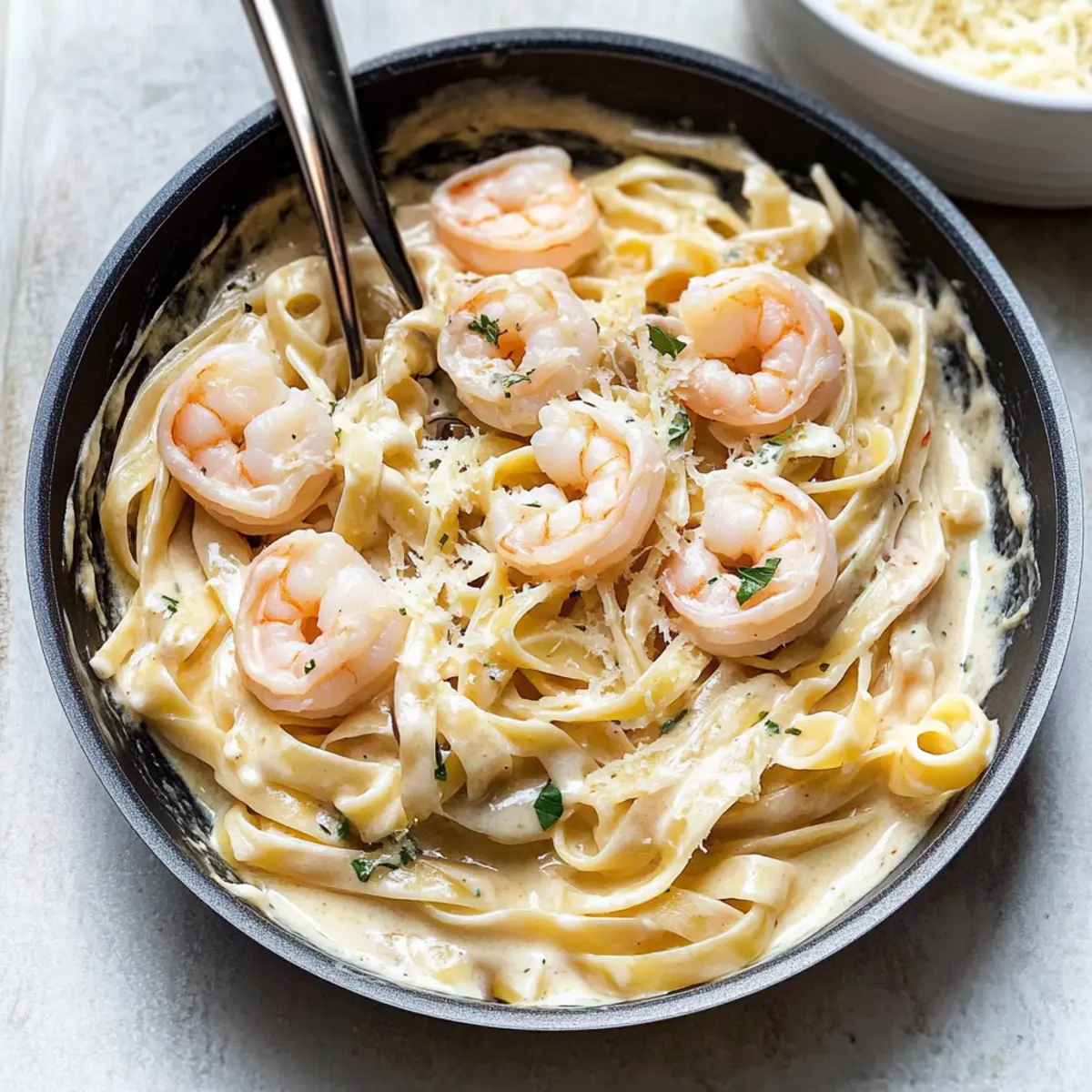 Easy Shrimp Alfredo