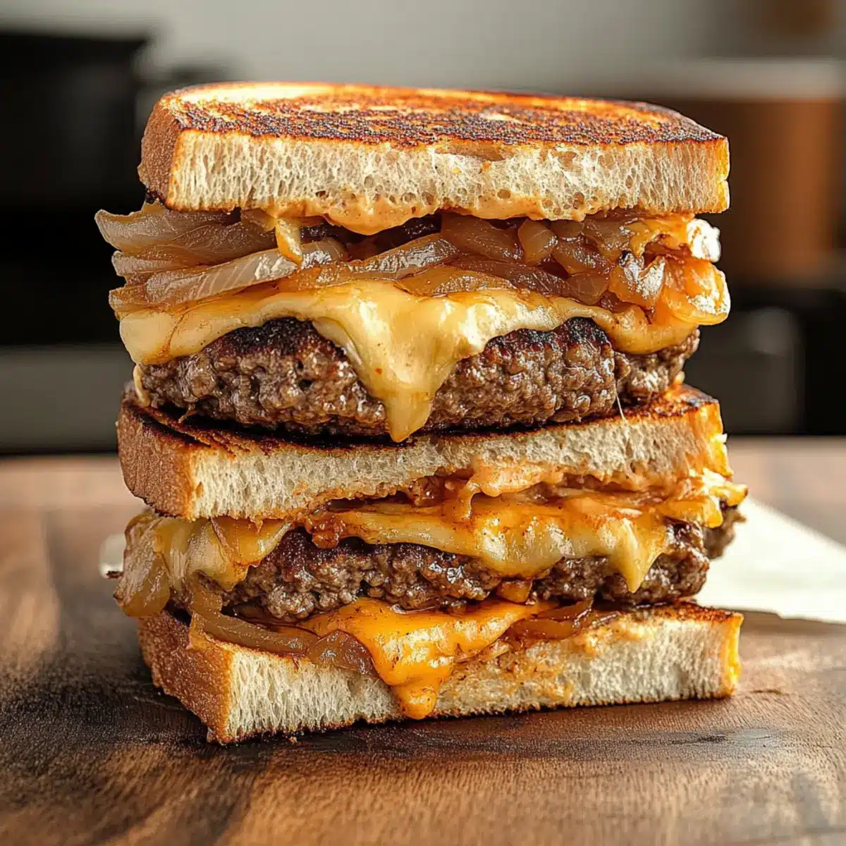 Cast-Iron Patty Melts