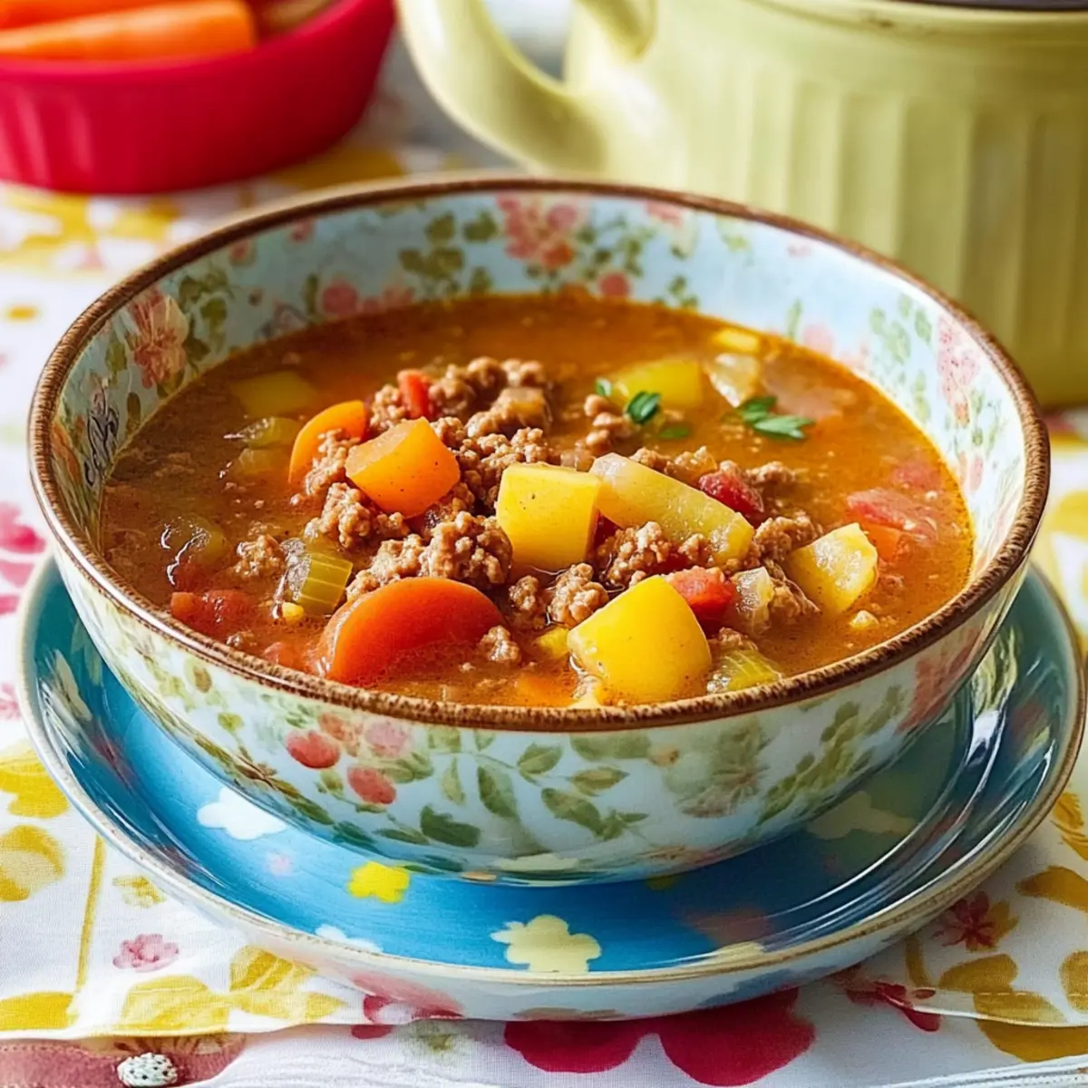 Easy Hamburger Soup