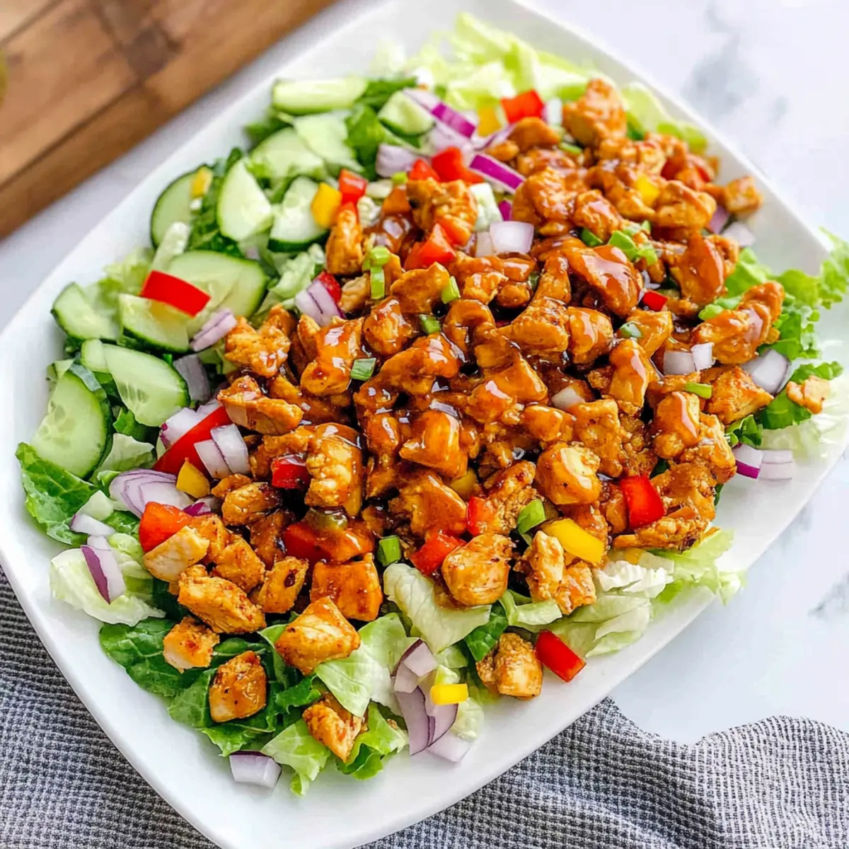Honey Hot Chicken Salad