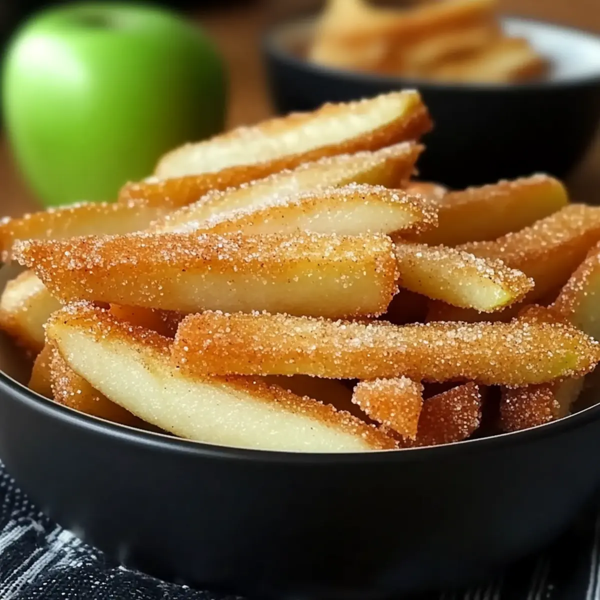 Crispy Air Fryer Apple Fries for a Fun Snack Delight