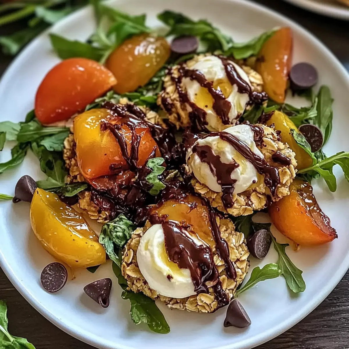 Fresh Peach Burrata Salad Recipe with Basil and Balsamic