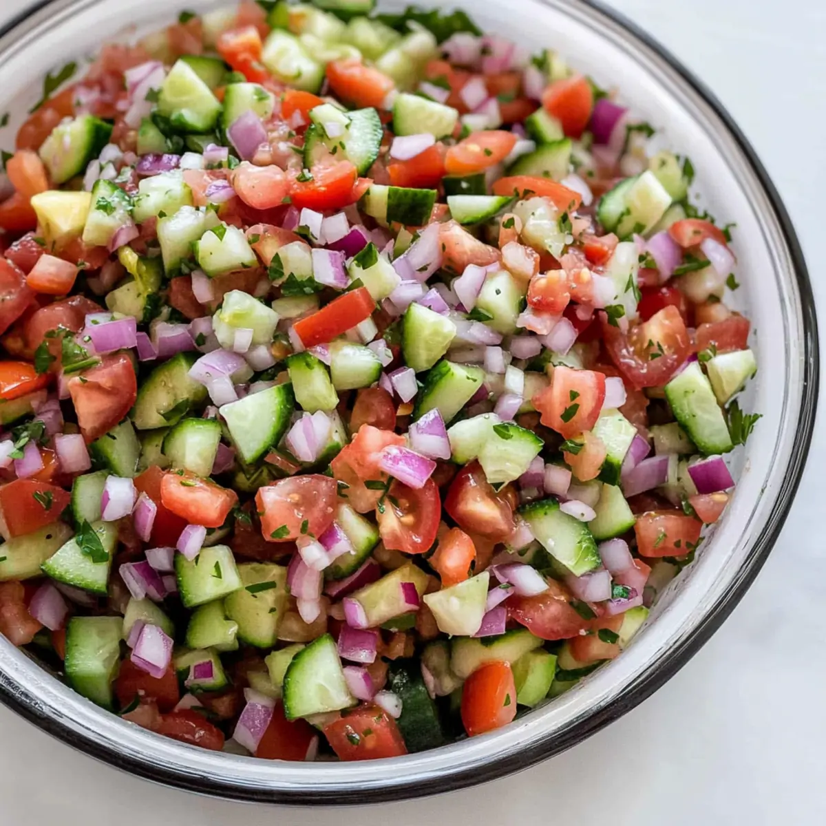Persian Shirazi Salad