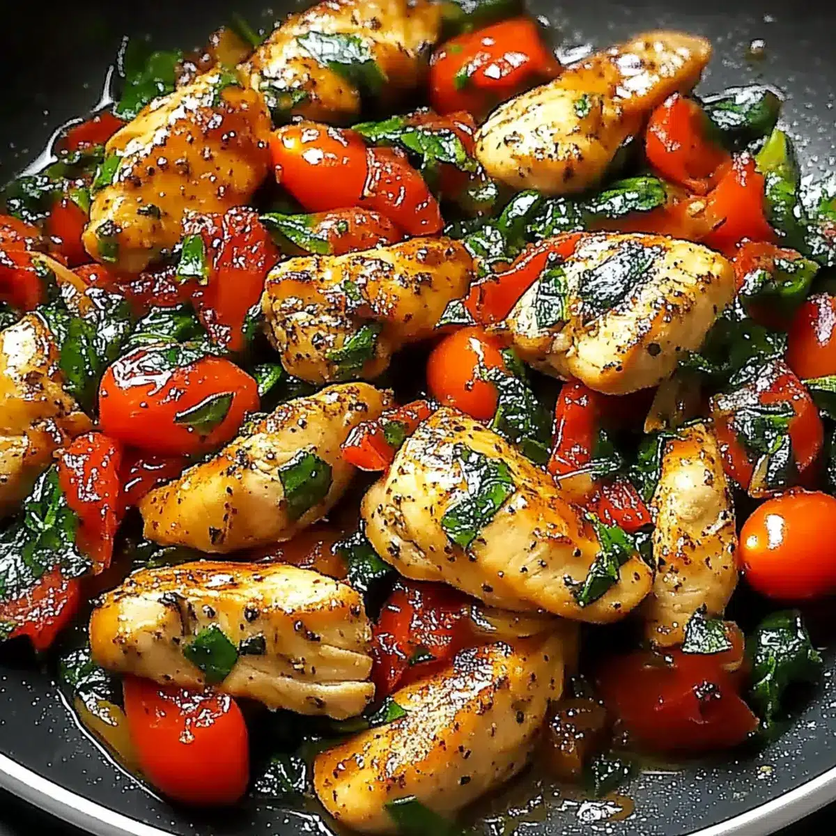 Mediterranean Chicken Stir Fry