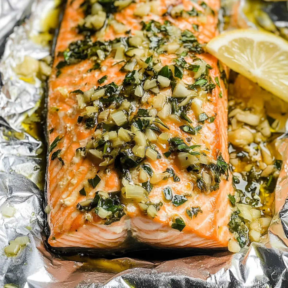 Oven Baked Salmon in Foil