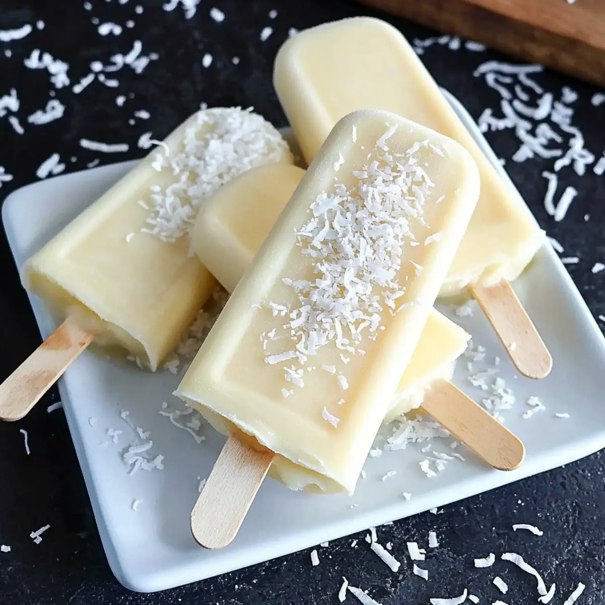 COCONUT MANGO POPSICLES
