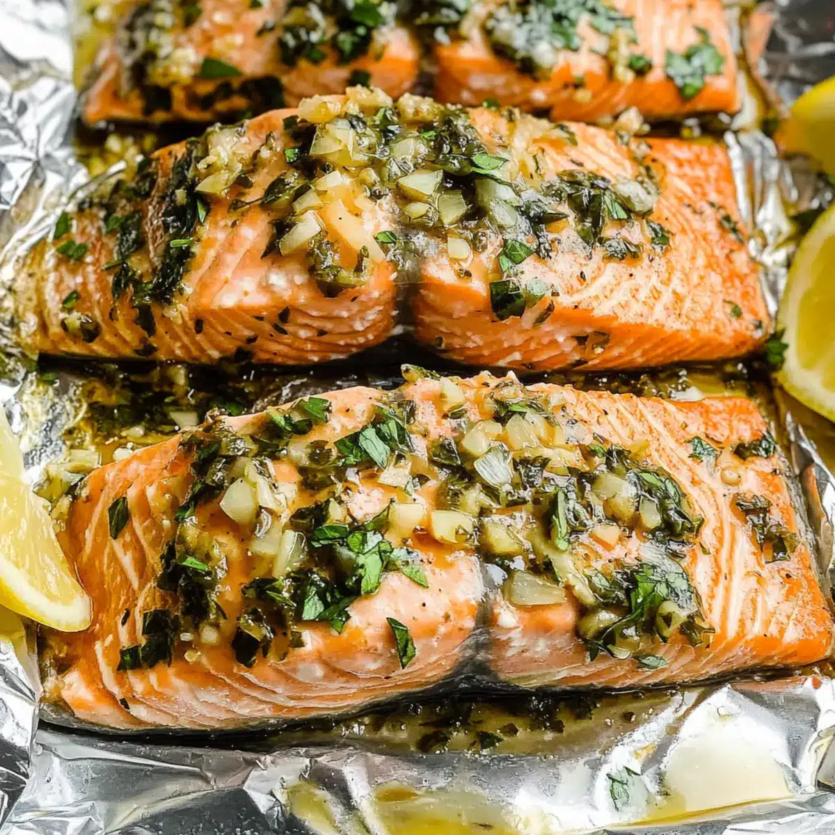 Oven Baked Salmon in Foil