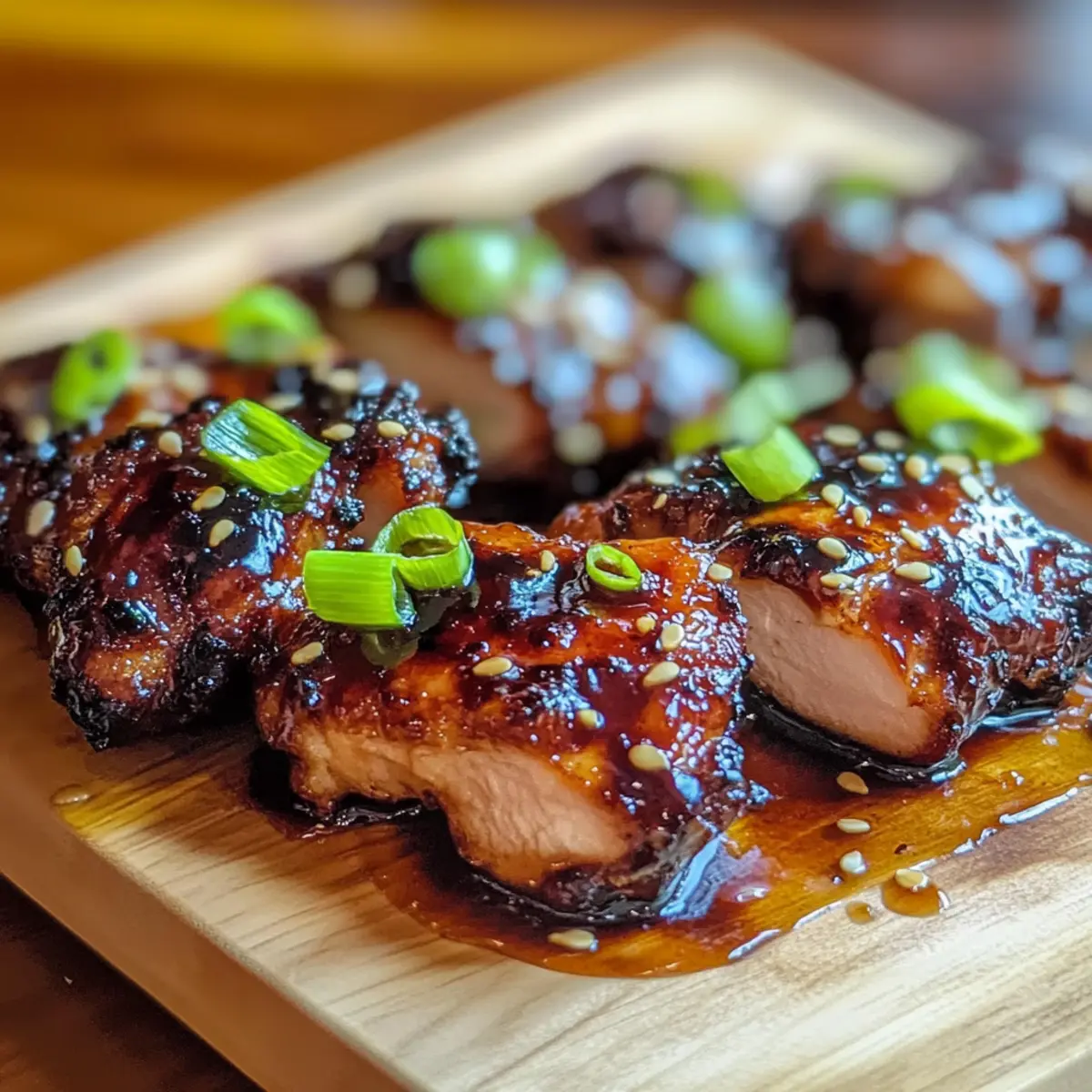 Savory Hawaiian Teriyaki Chicken: A Sticky, Charred Delight