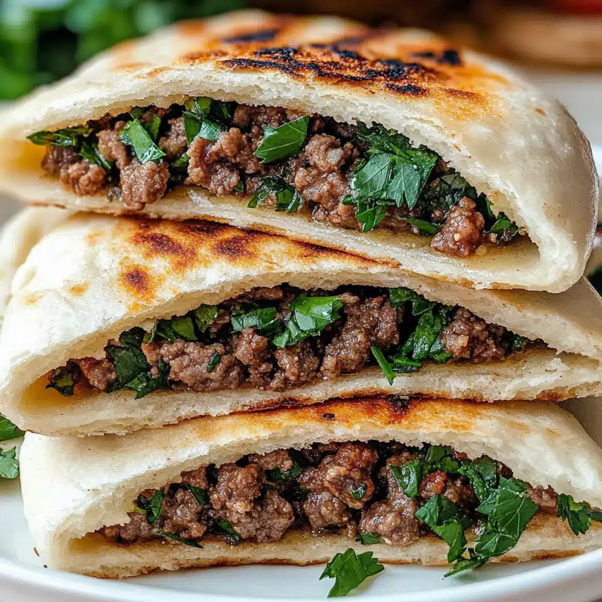 Grilled Meat-Stuffed Pita Pockets