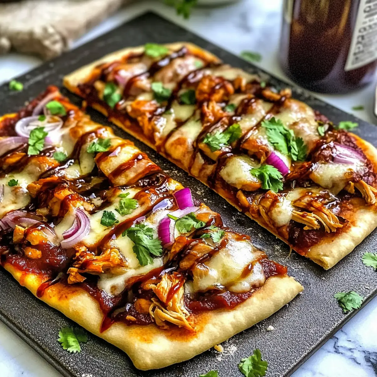 BBQ Chicken Flatbread Pizzas
