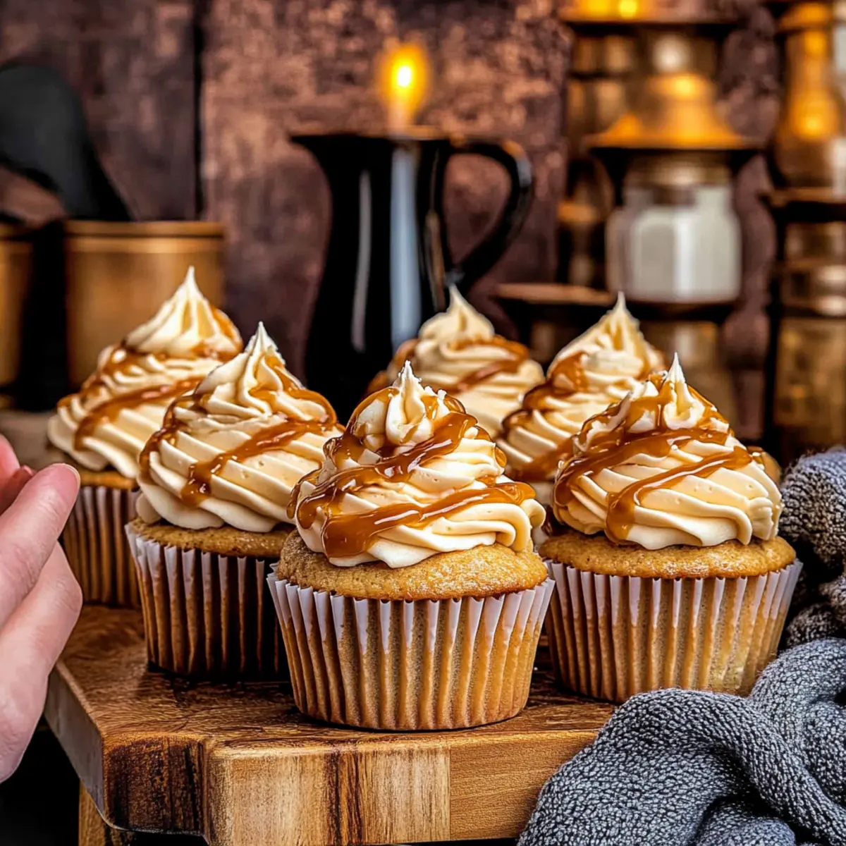 Harry Potter Butterbeer Cupcakes