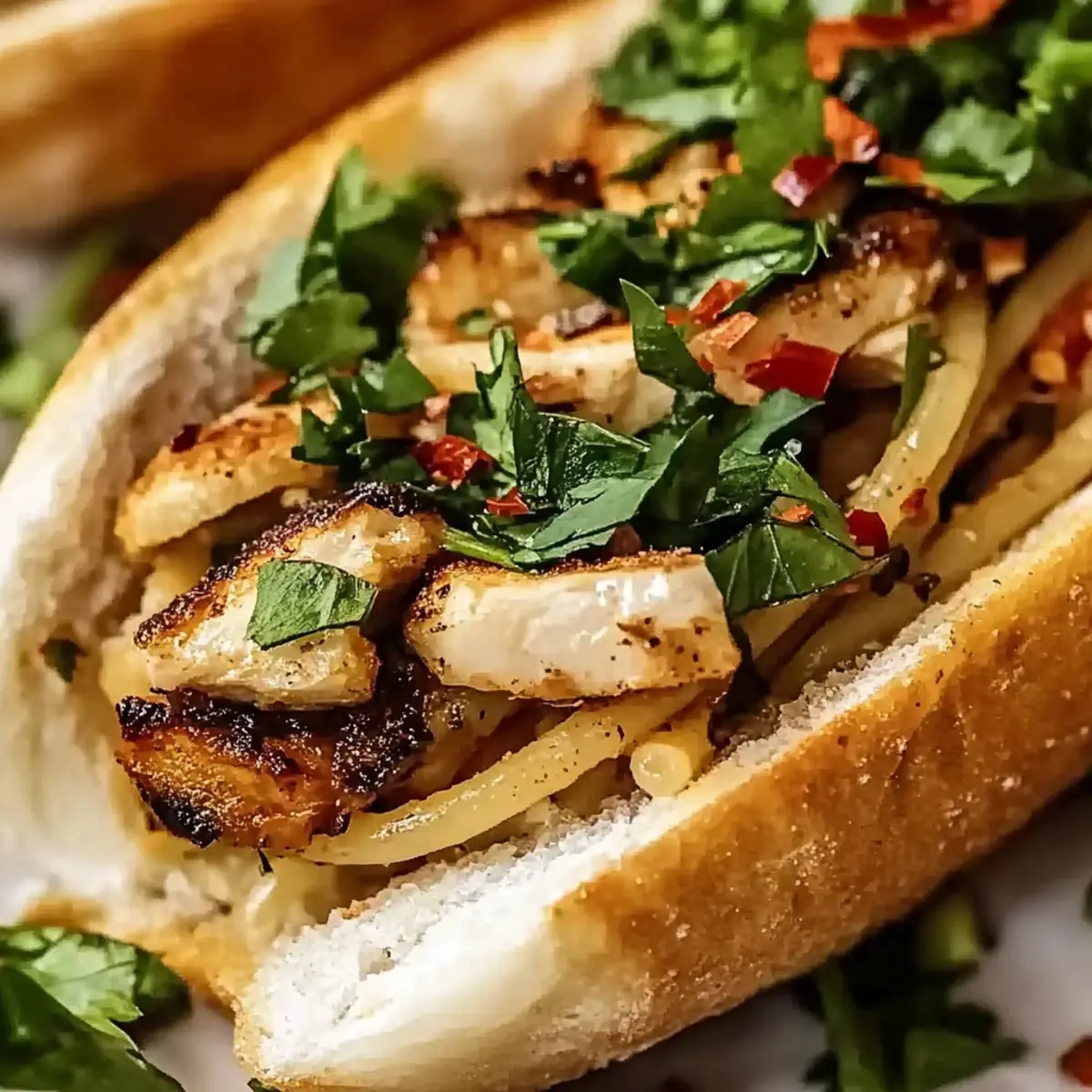 Chicken Torta Sandwich