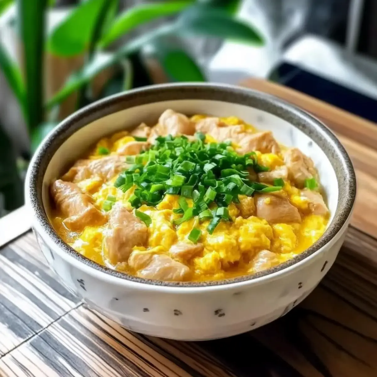 Savor Cozy Nights with Japanese Chicken & Egg Rice Bowl