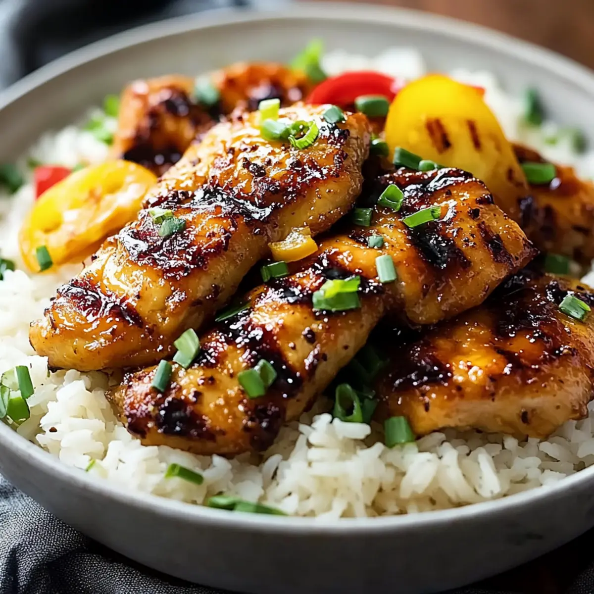 Hawaiian Chicken & Coconut Rice