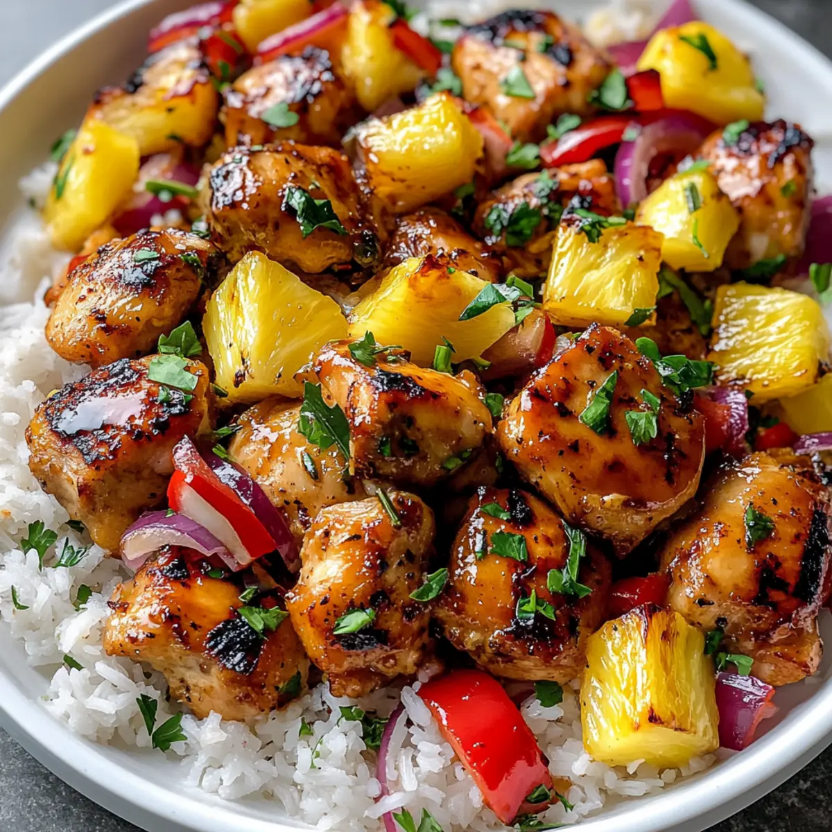 Hawaiian Chicken Sheet Pan