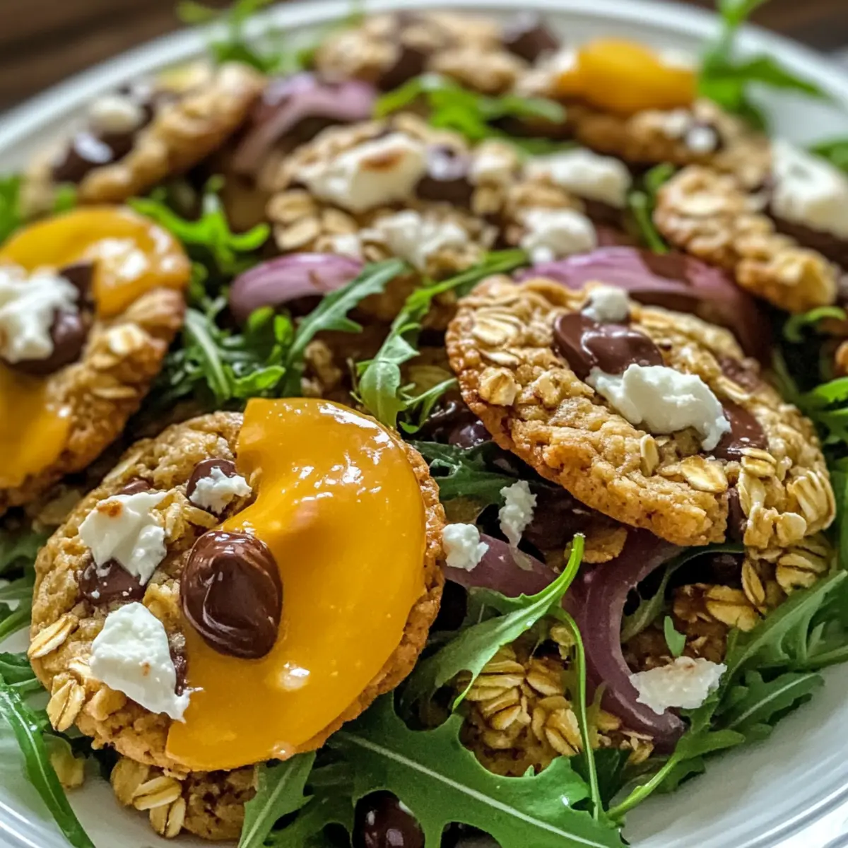Peach Arugula Salad