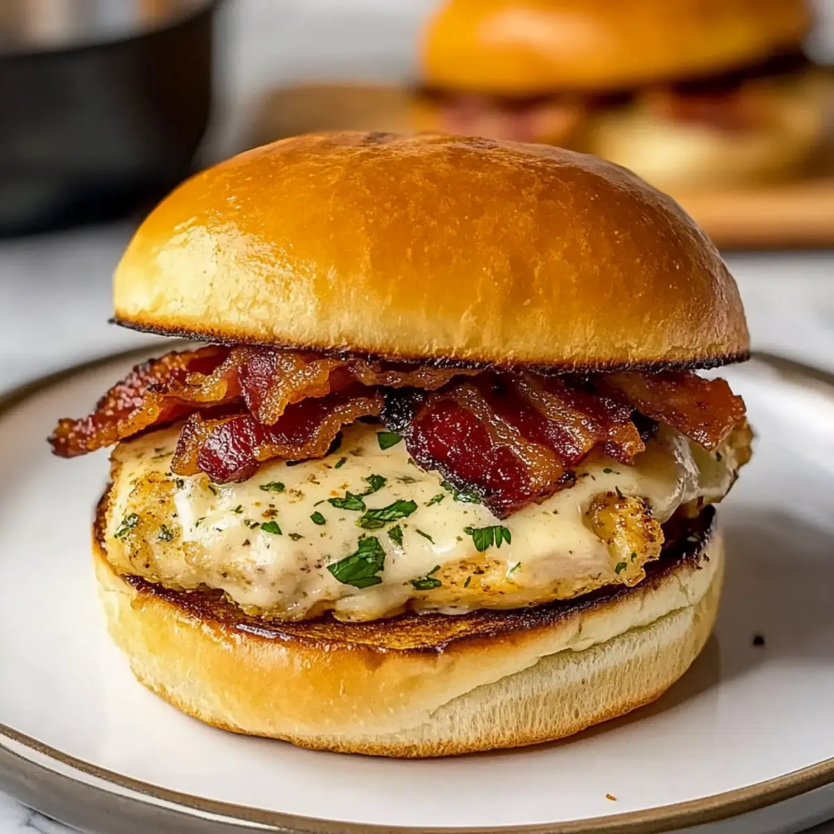 Garlic Parmesan Chicken Sandwiches