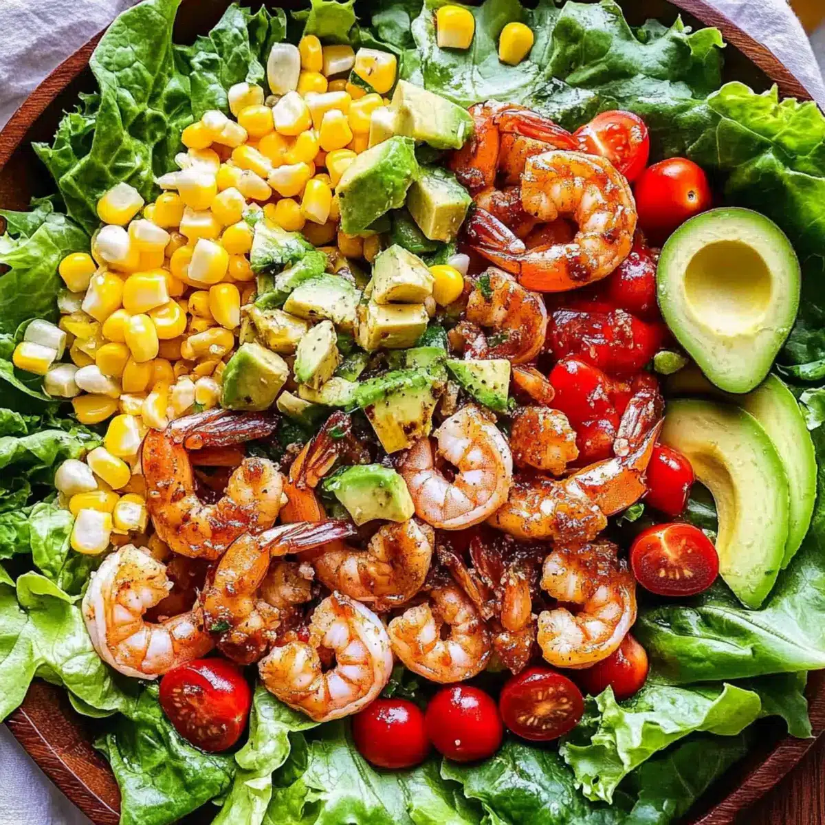 Honey Lime Shrimp Salad