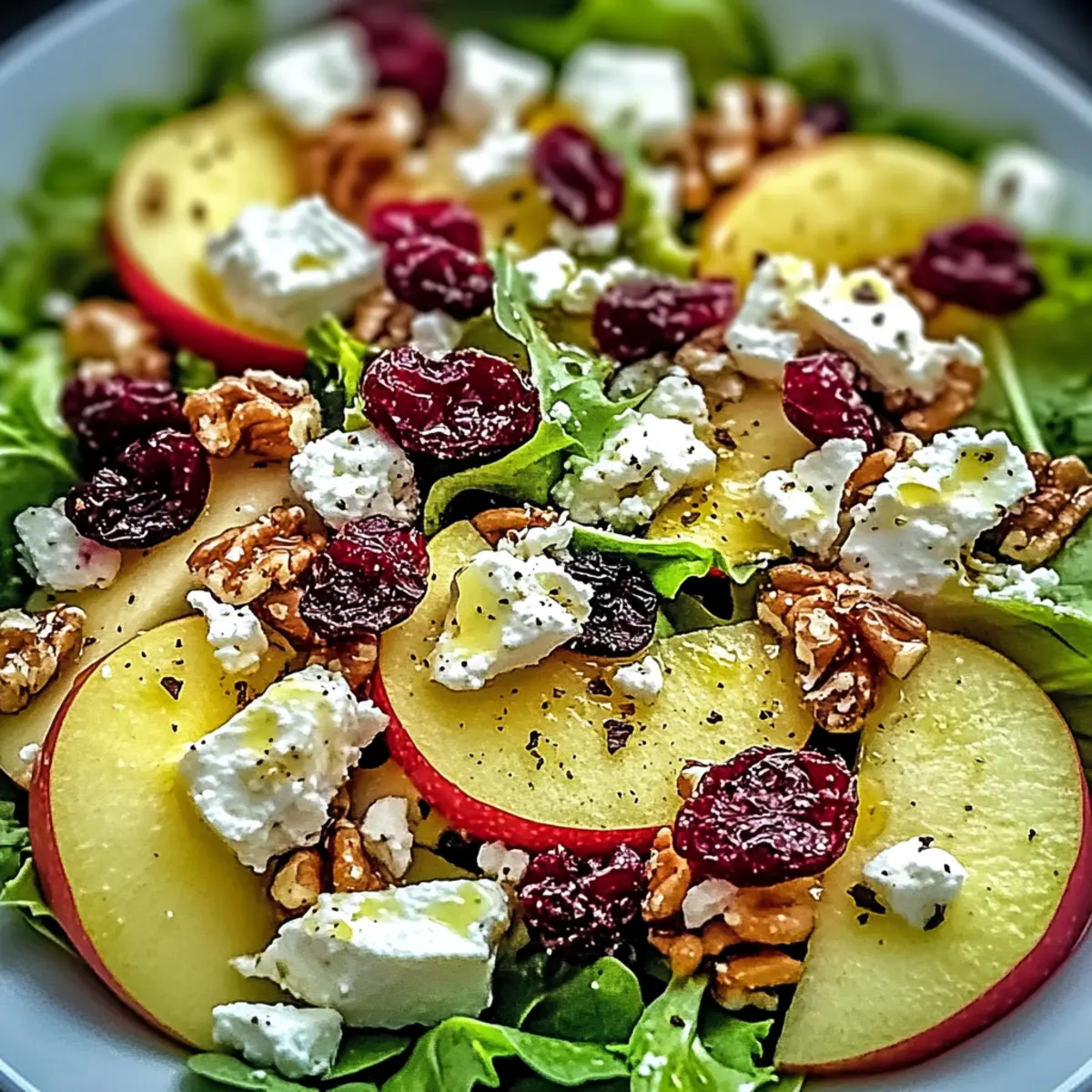 Honeycrisp Apple Feta Salad