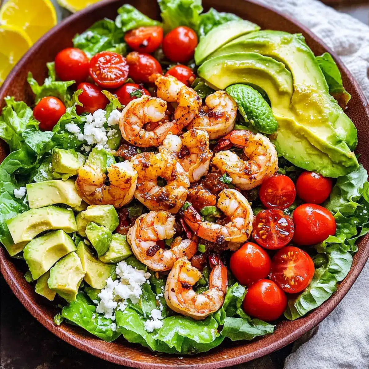 Honey Lime Shrimp Salad