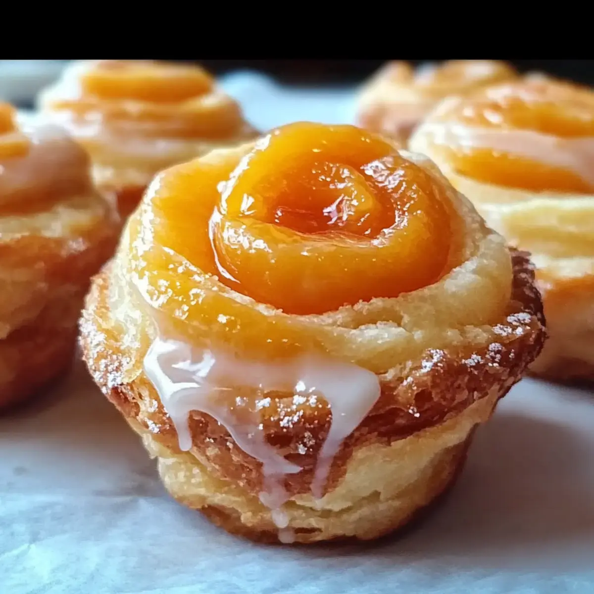 Peach Pie Cruffins