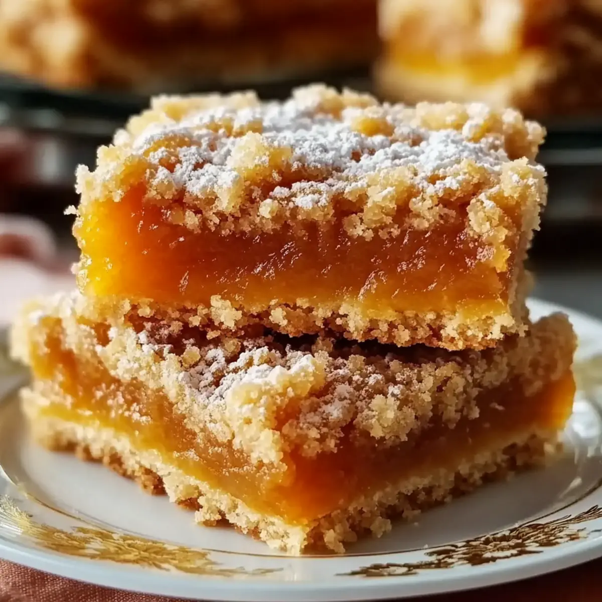 Apricot Crumble Bars