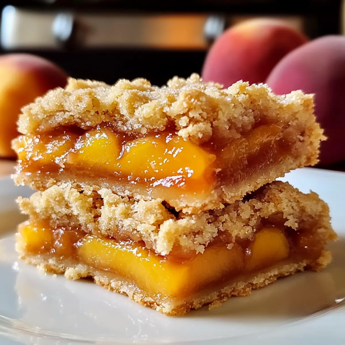 Peach Pie Bars