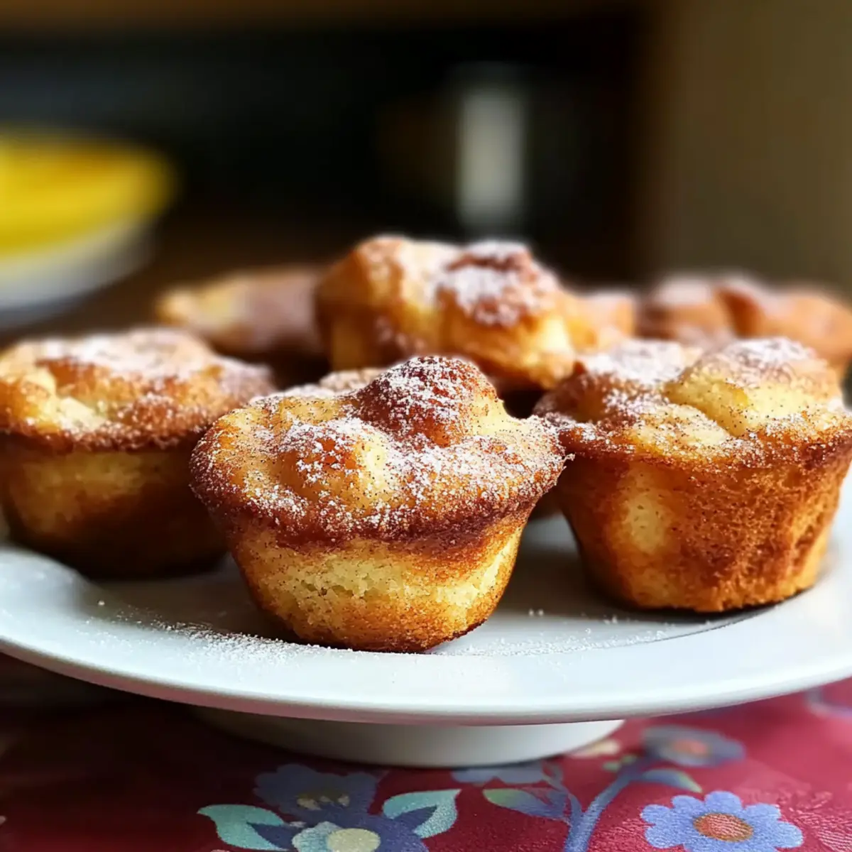Cinnamon Sugar French Toast Muffins