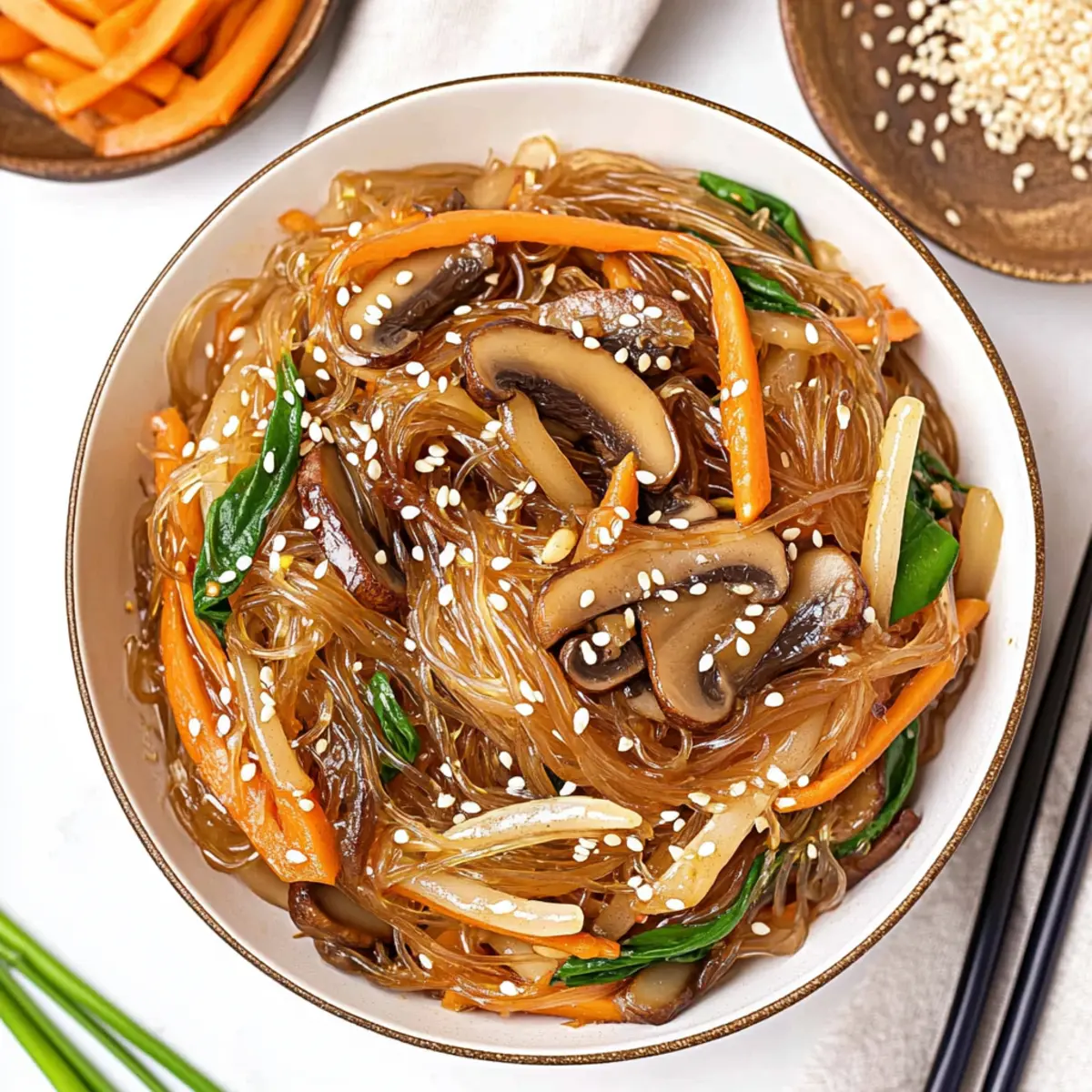 Korean Glass Noodle Stir Fry
