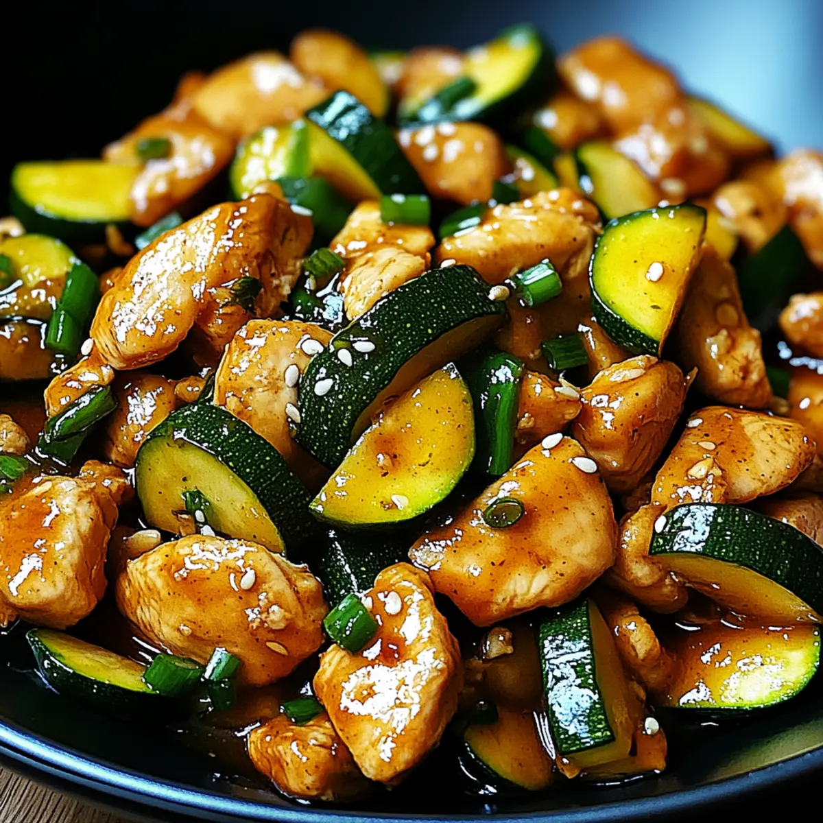 Chicken Zucchini Stir Fry