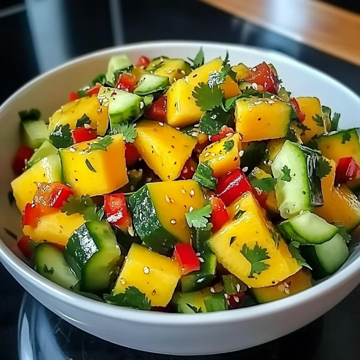 Thai Mango Cucumber Salad