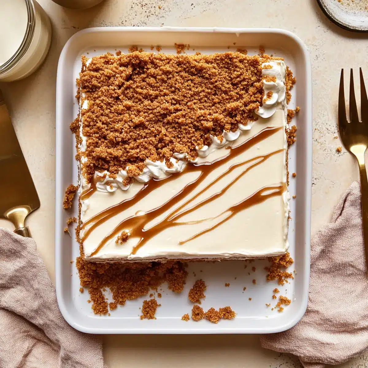 Biscoff Milk Cake