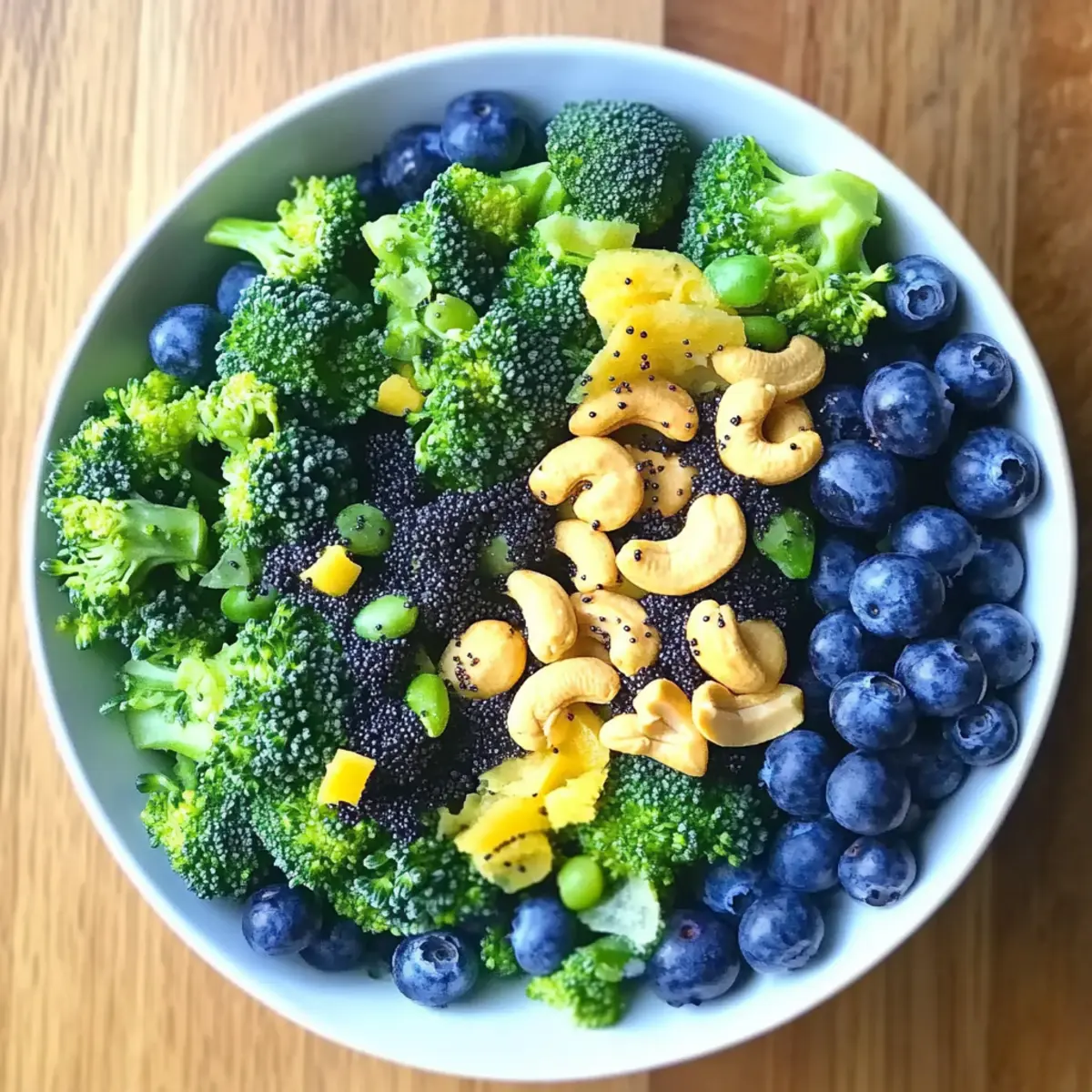 Blueberry Lemon Poppyseed Broccoli Salad