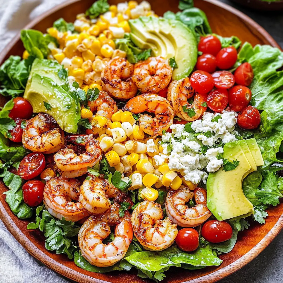 Honey Lime Shrimp Salad