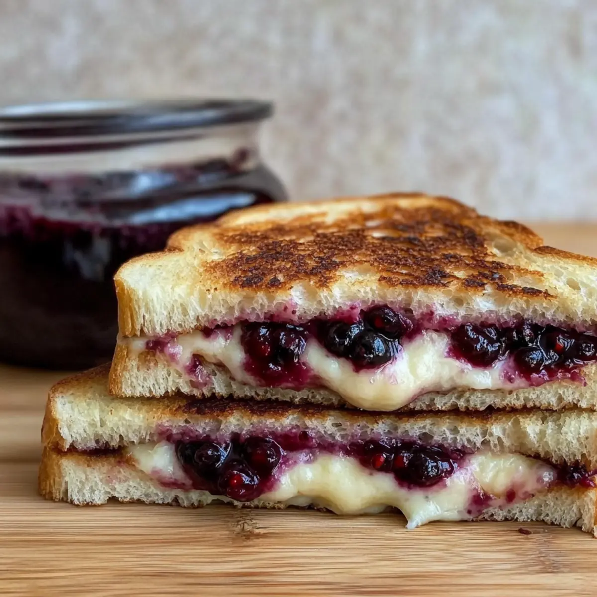 Brie & Blackberry Grilled Cheese