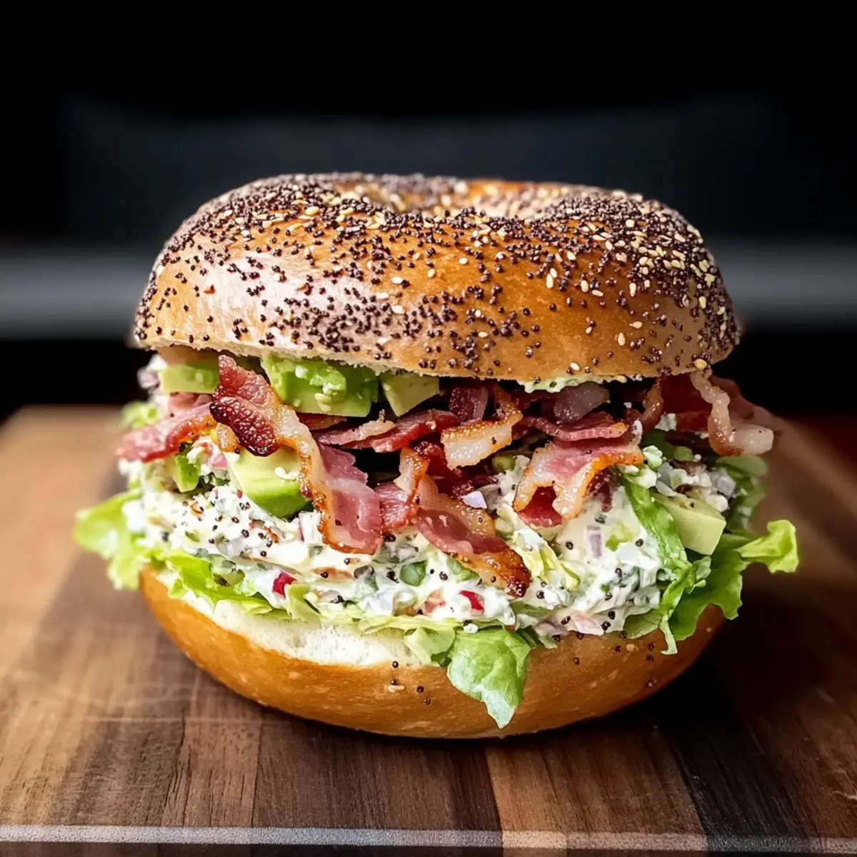 California BLT Chopped Bagel