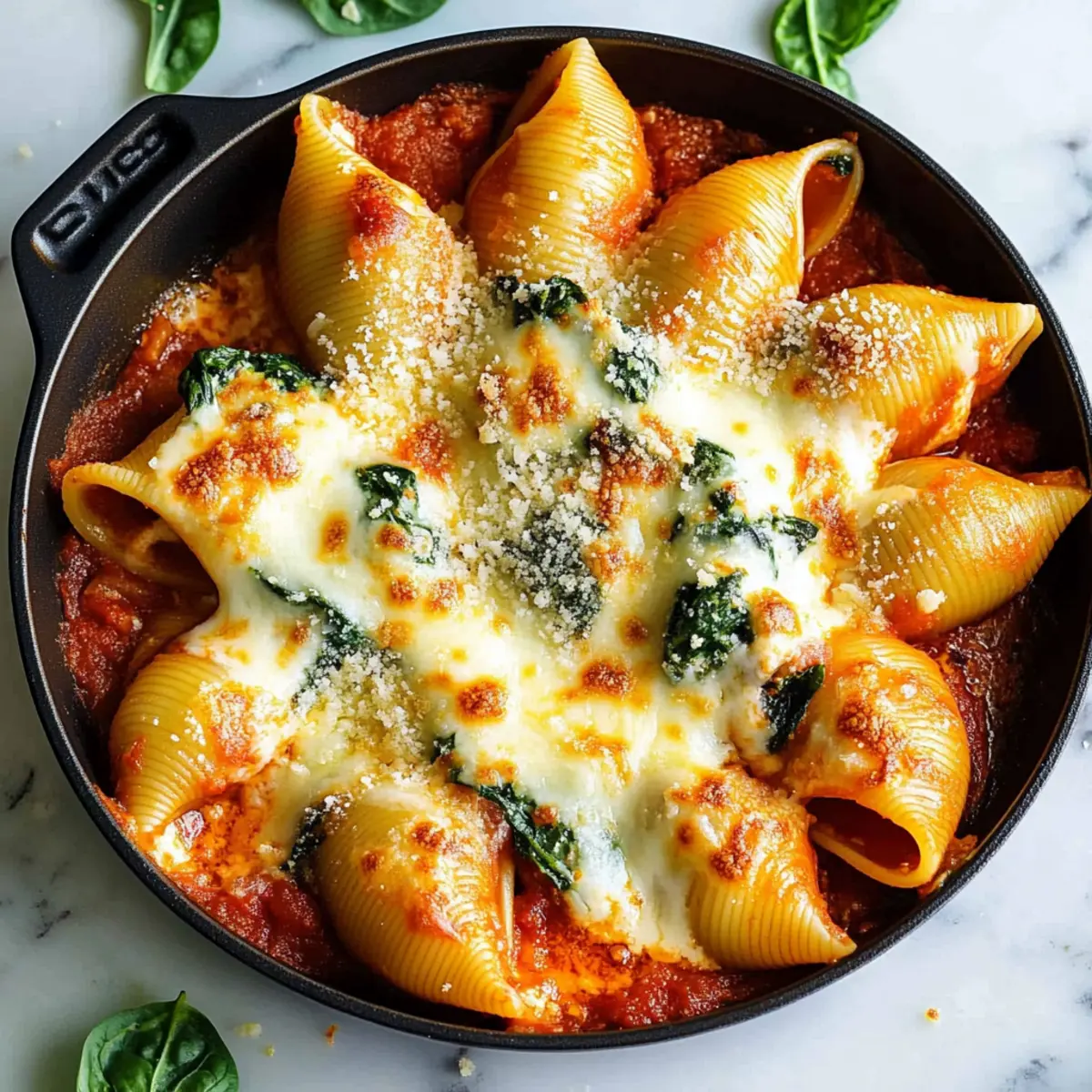 Spinach Ricotta Stuffed Shells