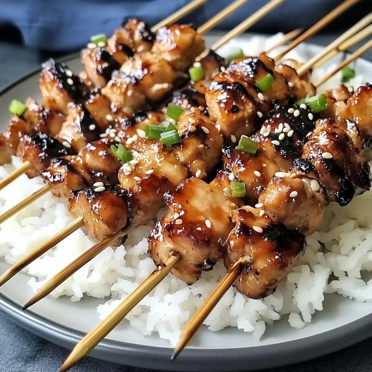 Teriyaki Chicken Skewers