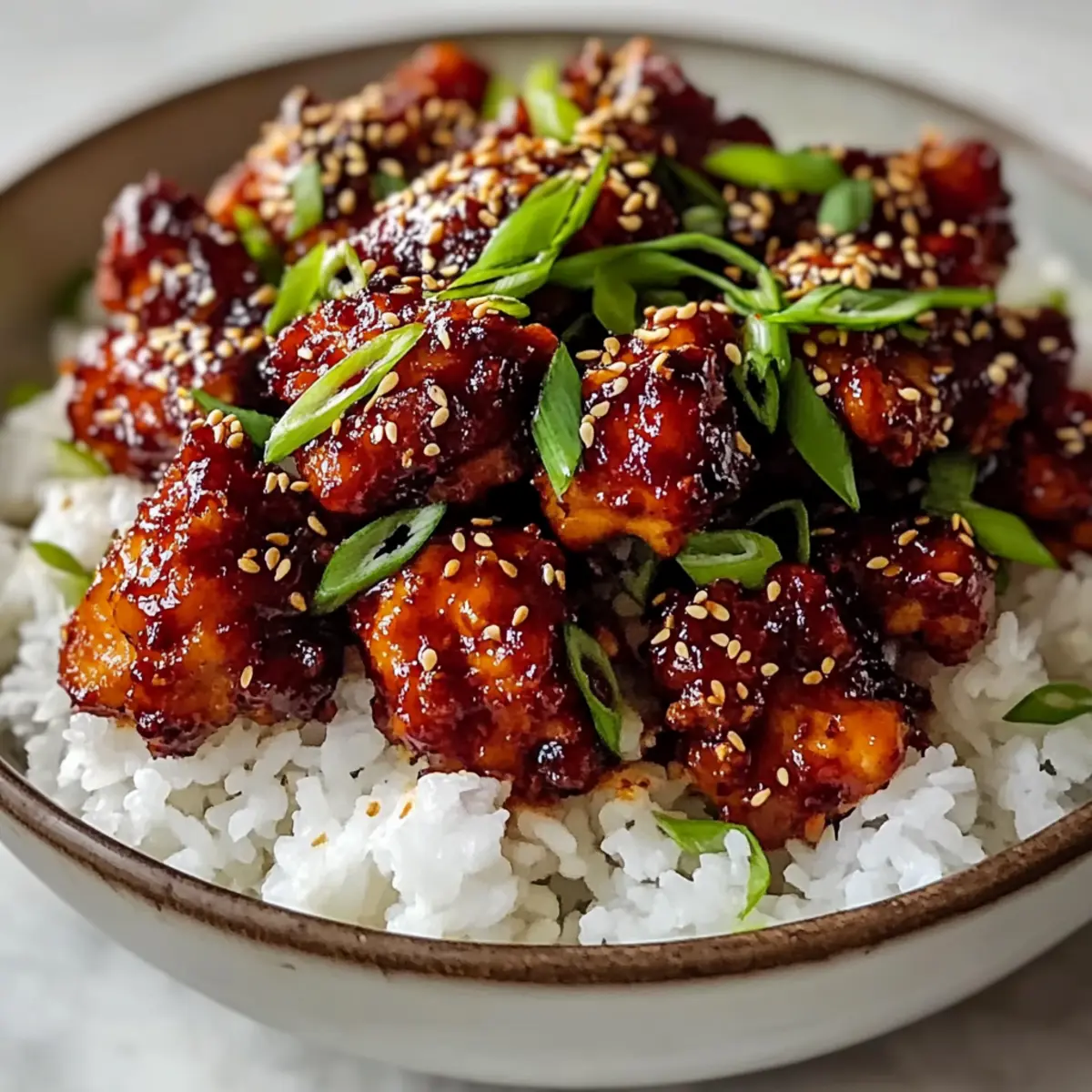 Sticky Korean Gochujang Chicken