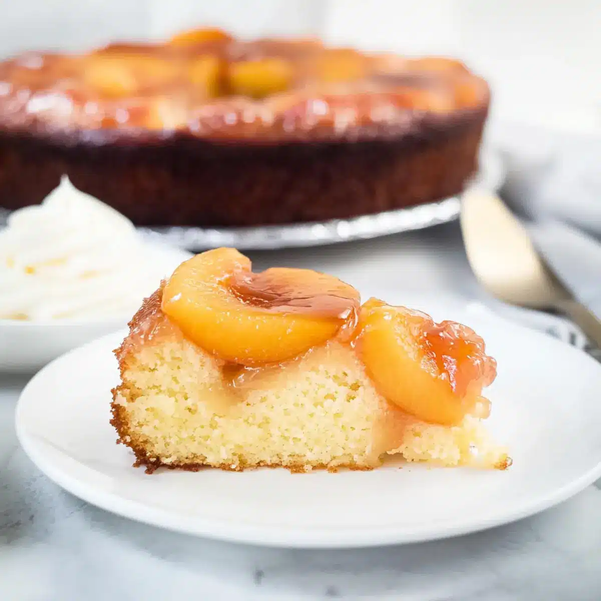 Peach Upside Down Cake