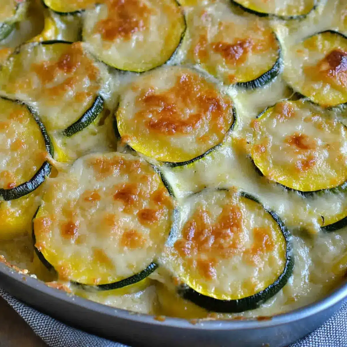 Creamy Zucchini Gratin with Yellow Squash for Cozy Nights