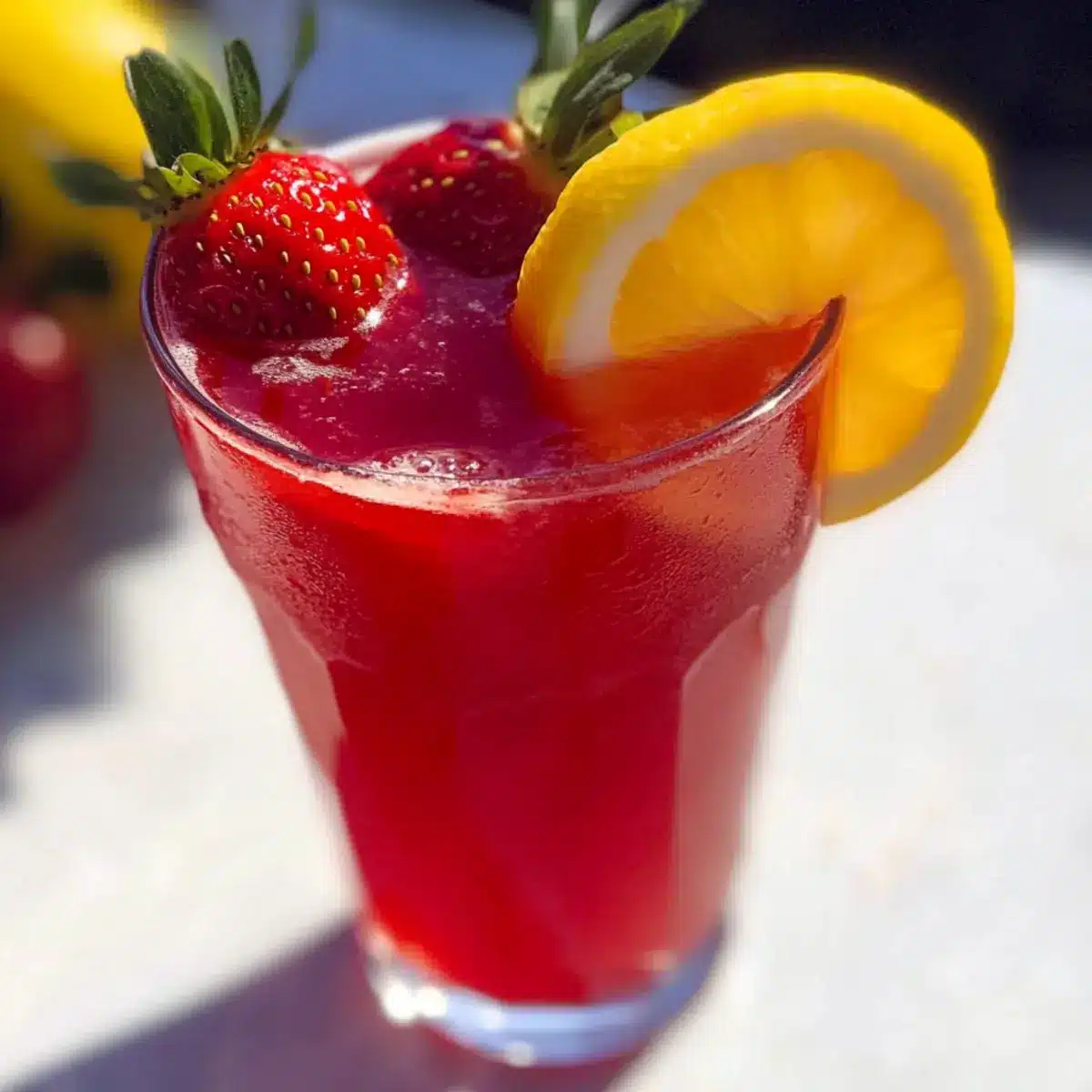 Hibiscus Tea Strawberry Lemonade