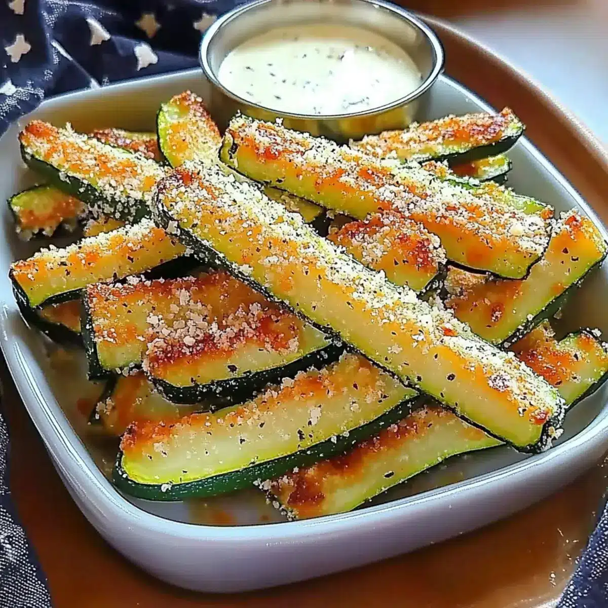 Parmesan Zucchini Fries